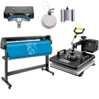 VEVOR 6 In 1 Mug Hat Heat Press & 53 Inch Vinyl Cutter Machine w/ Floor Stand | VEVOR US