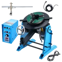 VEVOR Rotary Welding Positioner 66LBS / 30KG, 0-90° Welding Positioning Turntable Table 1-12RPM 80W, with 12.4 Inch 3-Jaw Lathe Chuck & Welding Torch Stand Holder for Cutting, Grinding, Assembly | VEVOR US