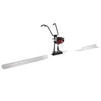 VEVOR Concrete Power Screed, 4 ft Aluminum Board Straight Edge Bar Set, 4 Stroke Cement Finishing Vibrating Motor with Height Adjustable Handles, High Efficient Concrete Tool 6500RPM | VEVOR US