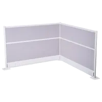 VEVOR Office Divider Privacy Partitions, 2-Pack, 72″ x 48″ Room Divider Walls, PET Workstation Cubicle Partition with Outlet Covers, Freestanding Privacy Panels for Office Library School | VEVOR US