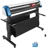 VEVOR Vinyl Cutter 53 Inch Vinyl Cutter Machine Semi-Automatic DIY Vinyl Printer Cutter Machine Manual Positioning Sign Cutting with Floor Stand Signmaster Software | VEVOR US