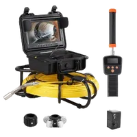 VEVOR Sewer Camera with 512Hz Locator,300 ft/91.5 m, 9″ Pipeline Inspection Camera with DVR Function, IP68 Camera with 12 Adjustable LEDs, A 16 GB SD Card for Sewer Line, Home, Duct Drain Pipe Plumbin | VEVOR US