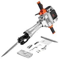 VEVOR Demolition Jack Hammer, 2100W Electric Jackhammer Heavy Duty, 1650 BPM Industrial-Grade Jack Hammer Concrete Breaker, with 1 Point Chisel, 1 Flat Chisel, Storage Case, Gloves and Goggles | VEVOR US