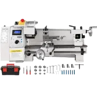 VEVOR Compact Metal Lathe, 8″x14″, Adjustable Speed 2250 RPM, 650W Power, Precision Engineering Lathe for Metalworking, Ideal for Crafting Different Metals | VEVOR US