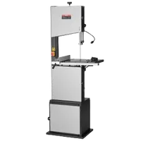 VEVOR Band Saw, 14-Inch, 480-960 RPM Continuously Viable Benchtop Bandsaw, 1100W 1-1/2HP Motor, with Optimized Work Light Workbench Stand Cabinet Assembly and Miter Gauge, for Woodworking Aluminum | VEVOR US