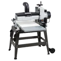 VEVOR 16″ Drum Sander with Stand & Extension Tables, 1.5HP 1720RPM Dual Motor Drum Sander for Woodworking - Variable Speed Conveyor Belt, 4″ Dust Collection Port for Cabinet & Furniture Finishing | VEVOR US