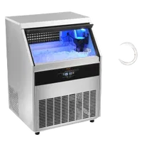 VEVOR Commercial Ice Maker, 330lbs/24H, Ice Maker Machine, 126 Ice Cubes in 12-15 Minutes, Freestanding Cabinet Ice Maker with 88lbs Storage Capacity LED Digital Display, for Bar Home Restaurant | VEVOR US