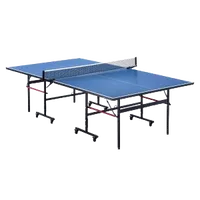 VEVOR Ping Pong Table, Professional Table Tennis Game, Indoor MDF Portable Table Tennis Table, Foldable Ping Pong Table with Quick Clamp Net and Lockable Wheel, 10 Minute Easy Assembly, 12mm Tabletops | VEVOR US