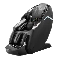 VEVOR Dual-Core 4D+3D Full Body Massage Chair, with Extended SL Track, Deep Yoga Stretch, Electric Extendable Footrest, TFT, AI Voice Control, Heat, Airbags, Armrest Controls, Wheels | VEVOR US