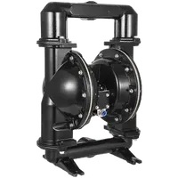 VEVOR Air-Operated Double Diaphragm Pump, 2 inch Inlet & Outlet, Aluminum Alloy Body, 75 GPM & Max 120PSI, Nitrile Diaphragm Transfer Pump for Petroleum, Diesel, Oil and Low Viscosity Fluids | VEVOR US