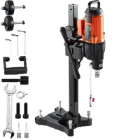 VEVOR Diamond Core Drilling Machine, 10in Wet Concrete Core Drill Rig with Stand Wheels, 750RPM Speed & 1-1/4″ Thread & Lifting Handle, 10in Drilling Diameter for Concrete Brick Block Stone, 2500W | VEVOR US
