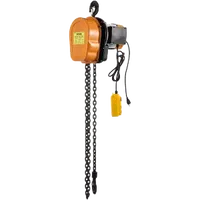 VEVOR Electric Chain Hoist, 1100lbs Winch with 10FT Wired Remote Control, 110V Overhead Crane Garage Ceiling Pulley, 1300W Lifting Power System with Emergency Stop Switch, 15 Feet Max. Pulling Height | VEVOR US