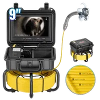 VEVOR Sewer Camera, 98 ft/30m, Self-Leveling Drain Inspection Camera with 9″ 1080P HD Screen, 36X Zoom, IP68 Waterproof Plumbing Camera with Lights-12 LED, 32GB Card Snake Camera for Duct Pipe | VEVOR US