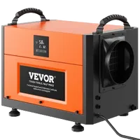 VEVOR 190 Pints Commercial Dehumidifier with Drain Hose for Crawl Spaces, Basements Warehouse & Job Sites, Large Capacity Dehumidifier for Water Damage Restoration, Auto Defrost, CSA Listed | VEVOR US
