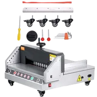 VEVOR Electric Paper Cutter, 13″ /330.2mm Cutting Width, 1.57″/40mm Cutting Thickness, Desktop Paper Cutting Machine with Button Control, Electric Paper Trimmer for Office, School, Printing Plant | VEVOR US