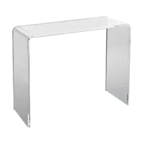 VEVOR Acrylic Console Table, Clear Acrylic End Table, Transparent Acrylic Side Table 37.95x15x29.13 inch, for Foyer, Living Room, Dining Room | VEVOR US