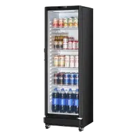 VEVOR Commercial Merchandiser Refrigerator, 8.1 CU.FT Glass Door Display Refrigerator Upright Fridge, Beverage Refrigerator Cooler Merchandiser with 4 Adjustable Shelves and Soft LED Light, Black | VEVOR US