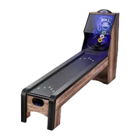 VEVOR 9′ Roll and Score Classic Arcade Game Table, Indoor Skeeball Machine Game Set with LED Electronic Scorer, Sound, Automatic Ball Return for Adults Kids Home Recreation Game Room, 4 Balls Included | VEVOR US