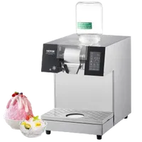 VEVOR Commercial Snowflake Ice Machine, 529.1LBS/24H Snowflake Ice Maker, Stainless Steel Ice Shaver Machine, Electric Snow Cone Maker, Liquid Cooling System for Rapid Heat Dissipation, Ice Cream | VEVOR US