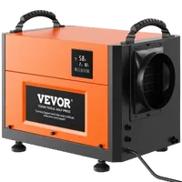 VEVOR 125 Pints Commercial Dehumidifier with Drain Hose for Crawl Spaces, Basements Warehouse & Job Sites, Large Capacity Dehumidifier for Water Damage Restoration, Auto Defrost, CSA Listed | VEVOR US