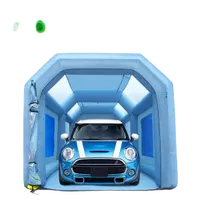 VEVOR Inflatable Paint Booth, 20x10x8ft Inflatable Spray Booth, High Powerful 480W+750W Blowers Spray Booth Tent, Car Paint Tent Air Filter System for Car Parking Tent Workstation Motorcycle Garage | VEVOR US