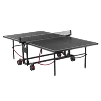VEVOR Ping Pong Table, Professional Table Tennis Game, Indoor/Outdoor All Weather Aluminum Table Tennis Table, Portable Foldable Table with Quick Clamp Net & Large Lockable Wheels, 10 Minute Assembly | VEVOR US