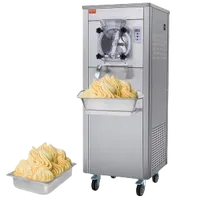 VEVOR Ice Cream Maker for Commercial Use, Produces 18 Liters per Hour, 1780W, Offers Single Flavor, Equipped with Wheels, 6L Stainless Cylinder, LED Display, Automatic Cleaning & Pre-cooling Functi | VEVOR US