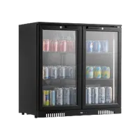 VEVOR Beverage Refrigerator Cooler, 246 Can Beverage Fridge, Soda Beer Fridge with Glass Doors, Adjustable Shelves, Digital Temperature Control, Built-in or Freestanding Fridge for Restaurant & Bar | VEVOR US