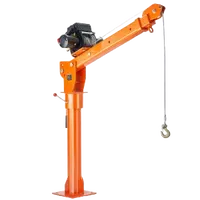 VEVOR Electric Pickup Truck Crane, 2200 lbs, Folding Truck-Mounted Bed Crane with Electric Winch 6000 lbs, Steel Pickup Truck Jib Crane Hoist 360° Swivel for Lifting Goods in Construction, Factory | VEVOR US