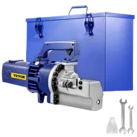 VEVOR Electric Rebar Cutter, 1700W Portable Electric Hydraulic Rebar Cutter, Cutting up to 1 Inch #8 4-25mm Rebar within 5 Seconds,110V,with Easy to Carry Stainless Box | VEVOR US