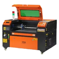 VEVOR 50W CO2 Laser Engraver, 12 x 20 in, 19.7 IPS Laser Cutter Machine with 2-Way Pass Air Assist, Compatible with LightBurn, CorelDRAW, AutoCAD, Windows, Mac OS, Linux, for Wood Acrylic Fabric More | VEVOR US