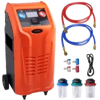 VEVOR Fully Automatic Refrigerant Recovery Machine for R134A+R1234YF - AC Recovery Machine Kit Built in Electronic Scale/Compressor/Recovery Tank, Recovery Machine HVAC Dual Cylinder | VEVOR US