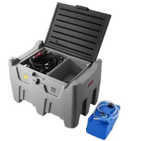 VEVOR Portable Diesel Tank, Separated 106 Gal Diesel & 8 Gal DEF Storage Tank, Leakproof Fuel Transfer Tanks with Pump & 13 Ft Hose, 10 GPM Flow Rate, Gas Storage Tanks for Easy Fuel Transportation | VEVOR US