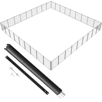 VEVOR Pool Fence, 4 x 108 FT Pool Fences for Inground Pools, Removable Child Safety Pool Fencing, Easy DIY Installation Swimming Pool Fence, 340gms Teslin PVC Pool Fence Mesh Protects Kids and Pets | VEVOR US