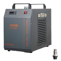 VEVOR Industrial Water Chiller, CW-5200, Industrial Water Cooler Cooling System with Built-in Compressor 7L Water Tank Capacity 13 L/min Max Flow Rate, for CO2 Laser Engraving Machine Cooling Machine | VEVOR US