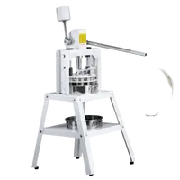 VEVOR Dough Divider Rounder, 10PCS Manual Dough Equal Divider Machine, 4.23oz - 19.75oz Hand Press Dough Cutter with 304 Stainless Steel Tray and Blade, Bread Maker for Bakery, Restaurant, Commercial | VEVOR US