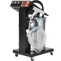 VEVOR Powder Coating System, 40 W 100KV Electrostatic Output Powder Coating Kit with 50L Powder Hopper, 450g Per Minute Powder Coating Machine with Spray Gun and Trolley Base, for Indoor and Outdoor | VEVOR US