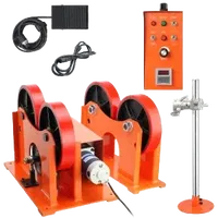 VEVOR 110V Turning Rolls Linkage Roller, 1000KG/2205LBS Loading Welding Turning Roll, 25-1400mm Diameter, 80-1600 mm/min Rotary Welding Positioner & Welding Torch Stand for Welding Equipment Support | VEVOR US