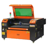 VEVOR 60W CO2 Laser Engraver, 16 x 24 in, 19.7 IPS Laser Cutter Machine with 2-Way Pass Air Assist, Compatible with LightBurn, CorelDRAW, AutoCAD, Windows, Mac OS, Linux, for Wood Acrylic Fabric More | VEVOR US