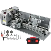 VEVOR Metal Lathe 8.7 x 29.5 Inch/220 x 750MM Mini Metal Lathe 1.1KW Infinitely Variable Speed Mini Lathe Machine LED Screen for Counter Face Turning Driling | VEVOR US