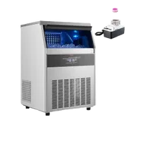 VEVOR 200lbs/24H Commercial Ice Maker Machine, 66lbs Storage Capacity Ice Maker with Drain Pump, 108 Ice Cubes in 15 Minutes, LED Digital Display Freestanding Self-Cleaning for Bar Office Restaurant | VEVOR US