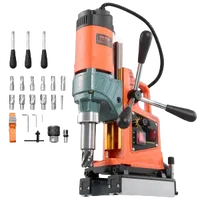 VEVOR Magnetic Drill Press, 1400 W, 2 inch Boring Diameter, 0-750 RPM Speed, Reversible Direction, Mag Drill Press with 11 Core Bits, Electric Drilling Machine for Industrial and Home Improvement | VEVOR US