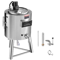 VEVOR Milk Pasteurizer 50L, Commercial Milk Pasteurization Machine, Food Grade 304 Stainless Steel, Professional Pasteurization with Time and Temperature Control, for Milk Juice Yogurt Sterilization | VEVOR US