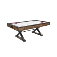 VEVOR 84″ Air Hockey Table, Indoor Arcade Table Gaming Set with 2 Pushers, 2 Pucks, Electronic Scorer, X-shaped Legs & High-powered Blower, Air Powered Hockey Game Table for Family Game Room Office | VEVOR US