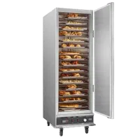 VEVOR Hot Box Food Warmer, 16-Tier Large Concession Warmer with Water Tray, Single-door and Adjustable Shelves, Stainless Steel Food Warmer Cabinet, Ideal for Storing Pizza, Chicken, Restaurant | VEVOR US