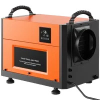 VEVOR 156 Pints Commercial Dehumidifier with Drain Hose for Crawl Spaces, Basements Warehouse & Job Sites, Large Capacity Dehumidifier for Water Damage Restoration, Auto Defrost, CSA Listed | VEVOR US