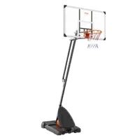 VEVOR Basketball Hoop, 7.6-10 ft Adjustable Height Portable Backboard System, 54 inch Basketball Hoop & Goal, Kids & Adults Basketball Set with Wheels, Stand, and Fillable Base, for Outdoor/Indoor | VEVOR US