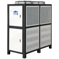 VEVOR Water Chiller 15Ton, Capacity Industrial Chiller 15Hp, Air-Cooled Water Chiller, Finned Condenser, with Micro-Computer Control, Stainless Steel Water Tank Chiller Machine for Cooling Water | VEVOR US