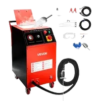 VEVOR Dry Ice Blasting Machine, 16.5LBS (7.5KG) Capacity Dry Ice Cleaning Machine with 4 Nozzles, Adjustable Pressure & Dry Ice Amount, Movable Blaster Cleaner for Auto Ship Aviation Chemical, 120V | VEVOR US