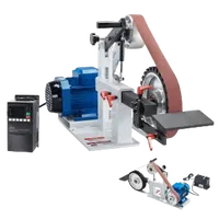 VEVOR Belt Grinder Sander, 72 x 2-Inch Variable Speed Belt Polisher with VFD, 1500W 2HP Polishing Grinding Machine with 3 Grinding Moulds & 3PCS Sanding Belts for Metalworking, Knife Making | VEVOR US